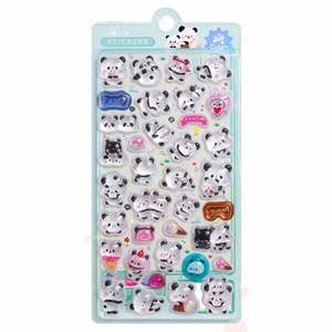 Pegatinas 3D de Panda en Relieve Estereoscópico para Niños y Adultos, Decoración de Pared con Animales Adorables, Fáciles de Aplicar, Divertidas Decoraciones Artísticas para el Hogar - Product Image 4