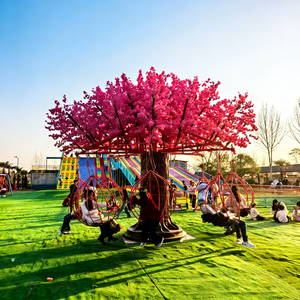 <span class=keywords><strong>Altalena</strong></span> Commerciale da Esterno <span class=keywords><strong>a</strong></span> Forma di Albero di Ciliegio, Simulazione Rosa, per Parchi Divertimento - Product Image 4