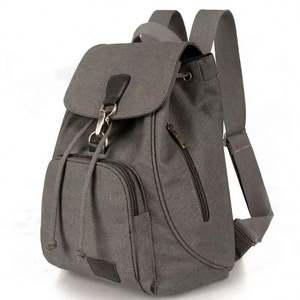 Outdoor Rucksack Teenager Cotton <b>Backpack</b> Fashion <b>Anti</b> <b>Theft</b> Canvas <b>Backpack</b> Retro Schoolbag - Product Image 6