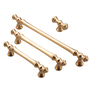 European Antique Drawer Pulls Vintage Gold <strong>Black</strong> Zinc Alloy Cabinet <strong>Door</strong> Handles Wardrobe Pull Hardware for Dresser Kitchen - Product Image 5