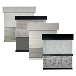 Thông Minh Cơ Động Cơ Đôi Miếng Con Lăn Màu Wifi Điều Khiển Điện Kép Con Lăn Rèm Hai-Trong Một Con Lăn Rèm - Product Image 3