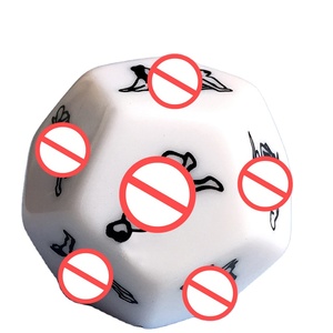 Fun Play Sex Dice Toys Jeux pour adultes 12 côtés Sex Position Dice for Couples Naughty - Product Image 1