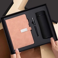Coffret Cadeau Premium Personnalisé Comprenant un Gobelet Isotherme et un Carnet – Impression de Logo d'Entreprise Disponible – Cadeau d'Affaires pour le Personnel
