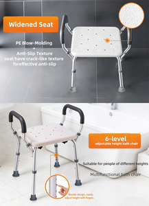 <span class=keywords><strong>Chaise</strong></span> de douche en aluminium Simplywalk 200 kg avec accoudoirs, <span class=keywords><strong>baignoire</strong></span> <span class=keywords><strong>pour</strong></span> adultes, certification MDR CE, service de marque privée - Product Image 3