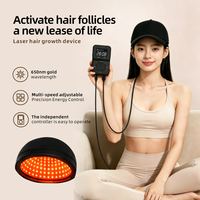 Casque laser LLLT médical à 272 diodes 650 nm pour la repousse des cheveux, portable, pour hommes et femmes, traitement de la perte de cheveux