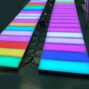 Brique lumineuse à <span class=keywords><strong>LED</strong></span> RGBW Bloc de carreaux de couleur Inground Load Bear Encastré Lampe souterraine Rectangle Linéaire Eclairage paysager - Product Image 1