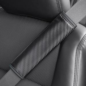 Housse de ceinture de sécurité de voiture respirante en maille rayée 3D, nouveau style - Product Image 1