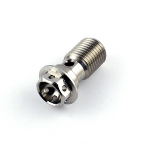 2Pcs de acero inoxidable de M10 x 1,25mm perno Banjo de la motocicleta - Product Image 2