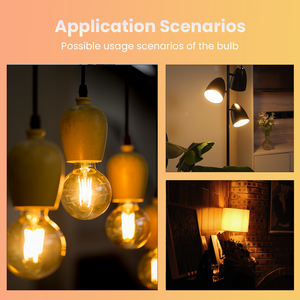 Винтажная Светодиодная лампа G25, 7 Вт, 800 лм, 2700 К, светодиодная лампа накаливания для ресторана, домашнего светильника, внутреннего наружного освещения - Product Image 5