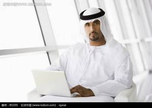 Muslim men's white robe set, with headscarf and headband, O-neck Islamic Saudi Arabian Thobe for prayer, Ramadan Kaftan, - Product Image 6