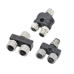 Водонепроницаемый кабель M12 с разъемом IP67, 5-контактный, тип B, для пайки на печатную плату, с защитным кожухом, штекер-гнездо, сборка, влагозащищенный кабель - Product Image 5