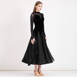 Kostum latihan tari Modern kualitas tinggi kustom gaun <span class=keywords><strong>Waltz</strong></span> latihan dansa Ballroom seksi untuk wanita - Product Image 5