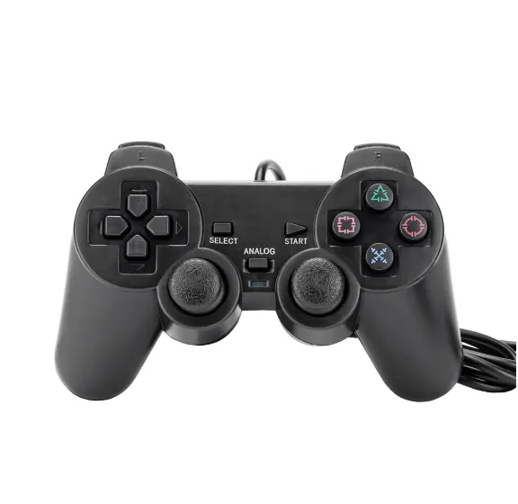 Pour Sony PS2 Jeu Vibration de Contrôleur Numérique Joypad Filaire Connexion Anti-slip Gamepad Pour Play station 2 Gaming Console