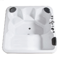 BESTWAY extérieur pour tube de bain grand ensemble de dosettes en acrylique en bleu océan facile baignoire de Massage contrôlée par téléphone pour SPA extérieur
