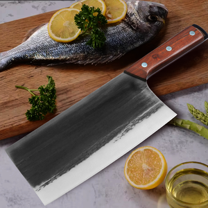 Cuchillo de Cocina Chino Forjado a Mano de 8 Pulgadas, Hoja de Acero Inoxidable 4Cr14Mov Ultra Afilada, Cuchillo de Chef Chino para el Hogar y Restaurantes OEM - Product Image 5