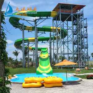 Dalang Indoor Aquatic Adventure Water Park Equipment-Toboggans en fibre de verre en acier <span class=keywords><strong>Piscine</strong></span> de loisirs pour hôtel Resort Natation en plein air - Product Image 6