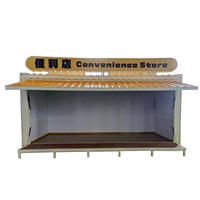 Conteneur mobile Fullking, maison rectangulaire, kiosque commercial, café en zone touristique, bureau, boutique créative, hébergement