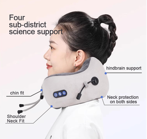 Penjualan laris bantal pemijat leher u-bentuk elektrik multifungsi untuk penggunaan portabel rumah dan perjalanan - Product Image 3