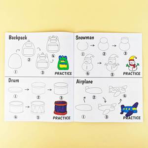 Cadeaux mignons et kawaii sur le thème <span class=keywords><strong>de</strong></span> la nourriture, matériel <span class=keywords><strong>de</strong></span> <span class=keywords><strong>dessin</strong></span> étape par étape, comment dessiner n'importe quoi pour les enfants - Product Image 4