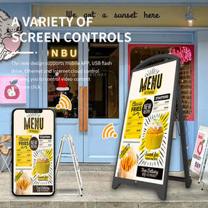 IP65 waterproof portable advertising machine, outdoor LED <b>screen</b>, signboards, digital signage advertising - Product Image 2