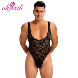 Thiết Kế Mới Hoa Không Tay Ren Bodysuit Hot Đồ Lót Sissy Người Đàn Ông Một Mảnh Đồ Lót Sexy Phụ Nữ Đồ Lót Cho Nam Giới