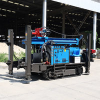 Foreuse hydraulique portable à chenilles pour puits d'eau, grande machine de forage pneumatique, fabricant de foreuses de puits d'eau diesel entièrement hydrauliques