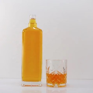 Bouteilles <span class=keywords><strong>de</strong></span> verre vides pour whisky, vodka, tequila, <span class=keywords><strong>rhum</strong></span>, gin, <span class=keywords><strong>de</strong></span> 500 ml, hautes, épaisses, à bec carré, rectangulaires, à <span class=keywords><strong>bon</strong></span> prix, vente en gros - Product Image 6