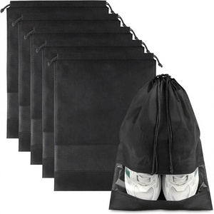 MKW4263 Custom Non-Woven <b>Drawstring</b> Shoe Storage <b>Bag</b> Portable Packing Pouch Organizers <b>Large</b> Capacity Durable Travel Shoe <b>Bag</b> - Product Image 2