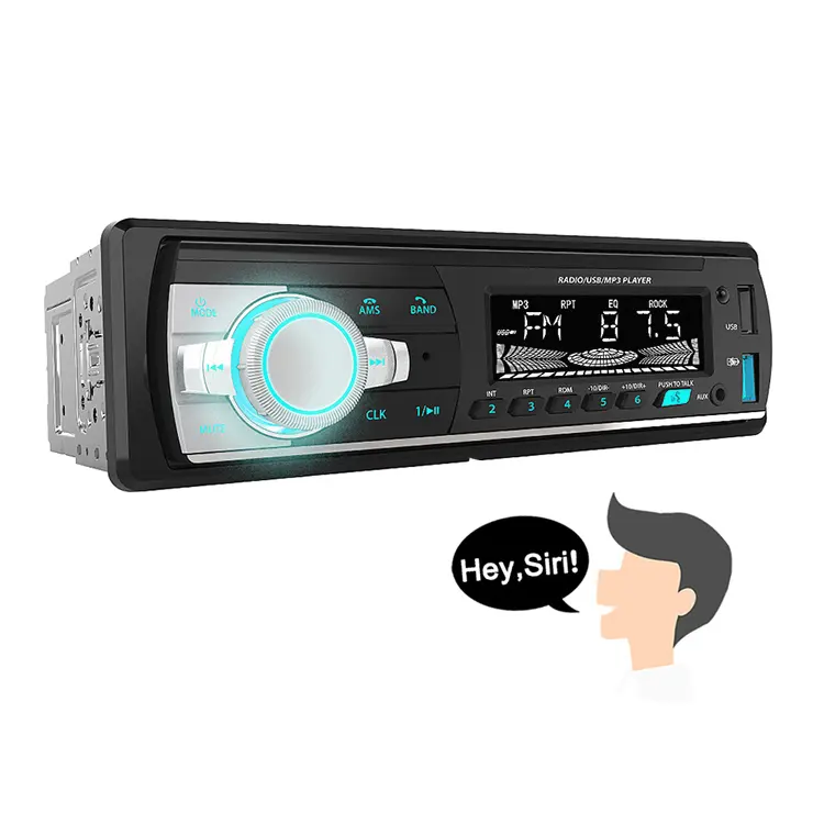 Hisound New design fixed panel chargers car kit fm transmitter 7388 ic car mp3 usb player