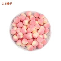 100 stks/partij 2.0 2.5 3.5 cm Mini Foam Perzik Simulatie Fruit Model voor Diy Decoratieve Prop Accessoires