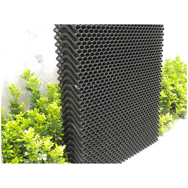 Plastic Evaporative Cooling Pad Chicken House Farm Honeycomb Cooling Pad for Poultry Greenhouse