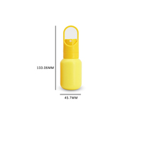 Vente en gros usine – Flacon pulvérisateur de désinfectant pour les mains, format voyage, 80 ml (2,71 oz), en plastique PE, avec bouchon anneau, pour suspension – HDA171A