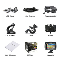Sistema de Navegación GPS para Motocicleta Android con Pantalla Táctil de 5 Pulgadas, Mapa Igo OEM, Resistente al Agua IP67, 1 Año de Garantía, 16GB, Google