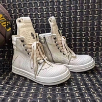 Bottes mi-hautes rétro pour homme de haute qualité, en cuir véritable, style crocodile, motif serpent, grande taille, chaussures de marche