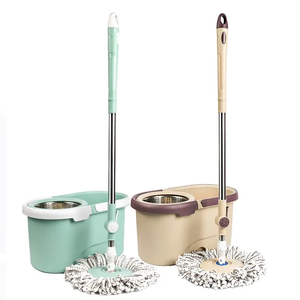 Serpillière en microfibre rotative à 360 mains libres, vadrouille magique, accessoires de sol faciles à filer, outils de nettoyage ménager - Product Image 2