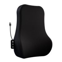 Nouveau électrique vertèbre cervicale dos massage oreiller taille masseur chaise de bureau maison voiture oreiller lombaire voiture coussin lombaire