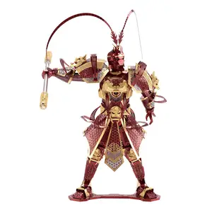 Piececool Preço de fábrica Popular Mitologia Chinesa Viagem Para O Ocidente Montado Coleção Construção Brinquedos 3D Metal Model Kits