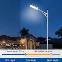 Lampadaire LED en aluminium IP66 avec alimentation CA pour zone résidentielle et éclairage routier de sécurité périmétrique