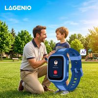 LAGENIO - Reloj Inteligente 4G para Niños al por Mayor, con GPS, Botón SOS, Geo-Cerca, Alarma de Zona Segura, Videollamada, Pantalla TFT, Seguridad Infantil