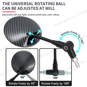 Phụ tùng xe máy phổ biến, gương chiếu hậu bên trái/phải chỉnh được, gương chiếu hậu xe máy đa năng - Product Image 5