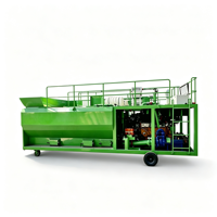 Machine d'hydrosemeuse à grande capacité à économie d'énergie, pulvérisateur de liquide, pompe à moteur 20 kW, capacité 600 litres pour pelouse de parc et espaces verts