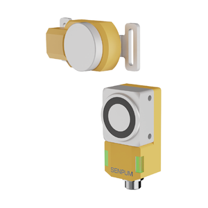 Interrupteur de sécurité pour porte Senpum avec indicateur LED, interrupteur de sécurité magnétique pour empêcher le personnel de pénétrer <span class=keywords><strong>par</strong></span> <span class=keywords><strong>erreur</strong></span> - Product Image 1
