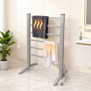 Tendedero Plegable Ahorrador de Espacio, Totalmente de Aleación de Aluminio, para Tiendas de Ropa y Balcones, para Pantalones y Corbatas - Product Image 2