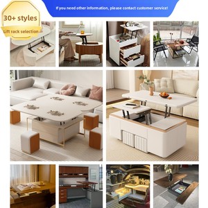 Escritorio de elevación ajustable de tres niveles, soporte de elevación de mesa de centro de Metal, soporte plegable de escritorio para <span class=keywords><strong>RV</strong></span>, herrajes para muebles B05H - Product Image 3