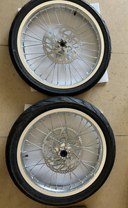 ล้อจักรยานเสือภูเขาไฟฟ้าสีเงิน surron Light Bee x LBX Sprocket 17" - Product Image 5