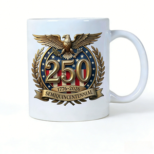 Tasse à café américaine populaire, bon marché et de bonne qualité, pour sublimation par transfert thermique, 11 oz, pour <span class=keywords><strong>anniversaire</strong></span> de 250e <span class=keywords><strong>anniversaire</strong></span> ou célébration. - Product Image 3