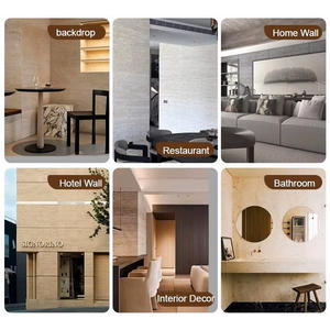 Nouveaux panneaux de pierre écologiques ultra-fins, durables, résistants à l'humidité, en travertin et en <span class=keywords><strong>granit</strong></span>, modernes et flexibles, pour salle de bain et cuisine - Product Image 5