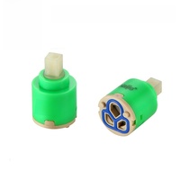 Vanne mélangeuse céramique double étanchéité 25 mm à rotation 180 degrés pour eau chaude et froide, vente en gros usine