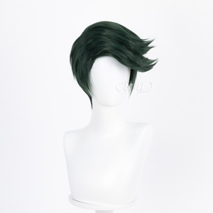 Peluca de Cosplay de <span class=keywords><strong>Kishibe</strong></span> de JoJo's Bizarre Adventure: Diamond Is Unbreakable, Color Castaño Claro, para Comic-Con - Product Image 3