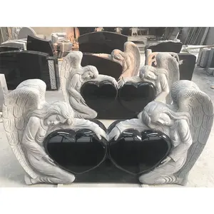 China Sale Natural Marble Headstone Butterfly Headstones Headstones And Monuments